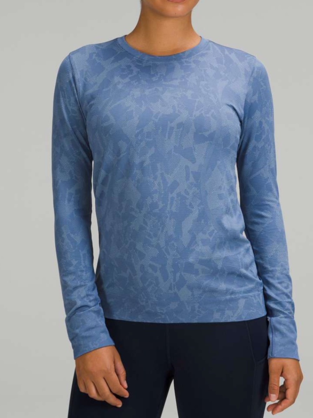 lululemon Swiftly Relaxed Long Sleeve 2.0 | Size 6 | Mosaic Multiply Water Drop